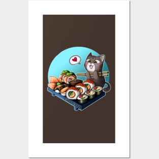 Pou & Sushi Posters and Art